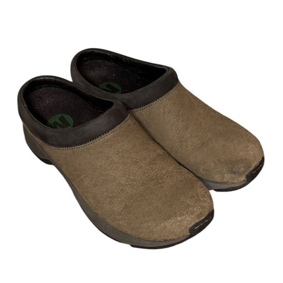 MERRELL Encore Groove Floral Print Brown Clog SZ 8 - Picture 1 of 9